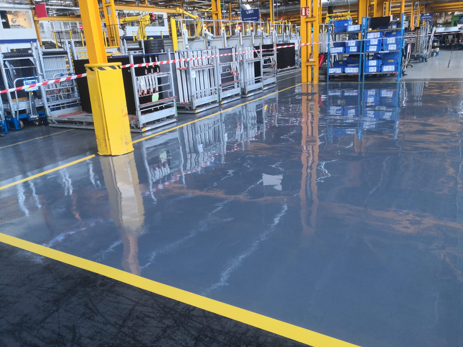 Sol en résine époxy